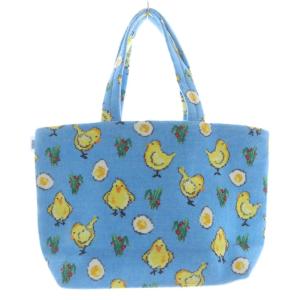 FEILER ピオピオ トートバッグ ハンドバッグ 青 ブルー /SR