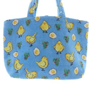 FEILER ピオピオ トートバッグ ハンドバッグ 青 ブルー /SR