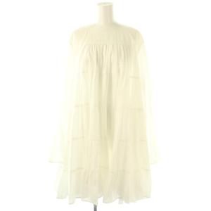 SOLIMAN ティアードワンピース オフホワイト /DO OS