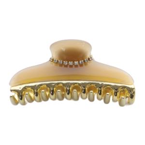 acca コラーナ Mサイズ クリップ 茶 ブラウン ゴールド色 /SR48