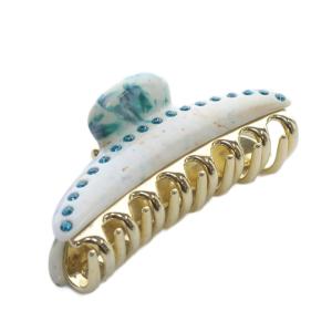 acca ティアラクイーン クリップ Mサイズ 青 ブルー ゴールド色 /SR41