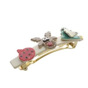 Alexandre De Paris クリスマス バレッタ ベージュ /SR3