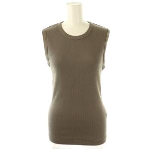 25SS dignity sleeveless カットソー ノースリーブ タンクトップ モカブラウン /ES