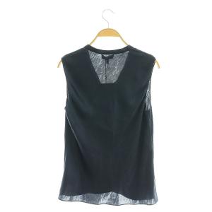 Theory 25SS Crushed Satin R SL Twist Scoop BL TOP ブラウス シャツ