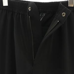 HYKE STRETCH TAPERED PANTS パンツ イージー 2 黒 /CX OS