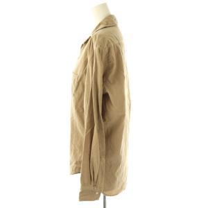 Frank&Eileen フランクアンドアイリーン EILEEN コーデュロイ シャツ ブラウス 長袖 前開き コットン XXS ベージュ /NR OS