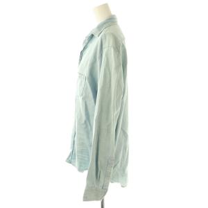 Frank&Eileen フランクアンドアイリーン EILEEN STONE WASHED シャツ XXS 水色 ライトブルー /SS OS