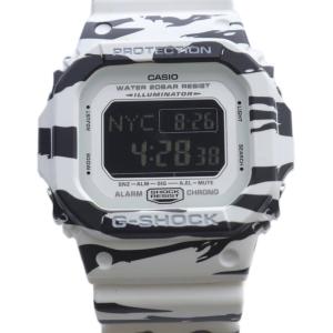 White and Black タイガーカモ デジタル 腕時計 クォーツ 白 ホワイト 黒 ブラック DW-D5600BW