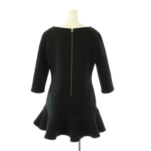 CHERIE バックZIPスウェットミニワンピース F 黒 ブラック /SS OS