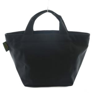 ナイロン舟型トートM ハンド バッグ 黒 ブラック 1027N /SS OS