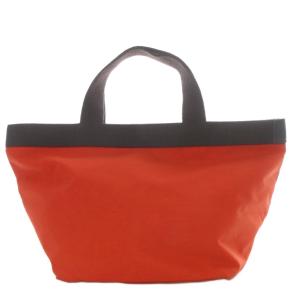 Hervé Chapelier 707C コーデュラ舟型トートM ハンドバッグ サンギーヌ×モカ /YO16