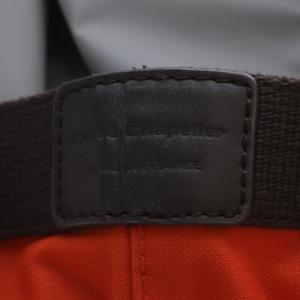 Hervé Chapelier 707C コーデュラ舟型トートM ハンドバッグ サンギーヌ×モカ /YO16