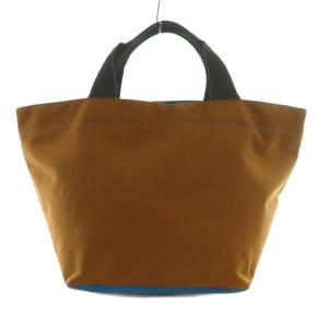 Hervé Chapelier ナイロン舟型トートM バッグ ハンド 茶 ブラウン 1027n /SS OS