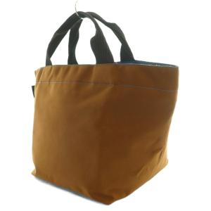 Hervé Chapelier ナイロン舟型トートM バッグ ハンド 茶 ブラウン 1027n /SS OS