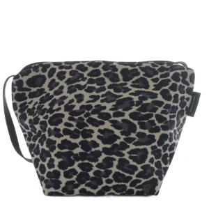 Hervé Chapelier green label relaxing別注 Mini Pochette レオパード ショルダーバッグ