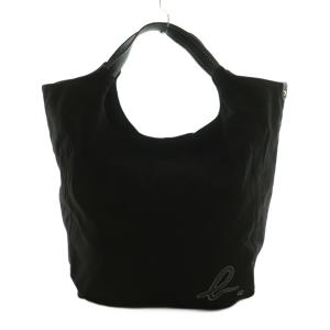 ハンドバッグ トート キャンバス 黒 ブラック /SS OS