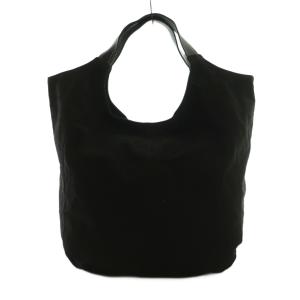 Agnes b. VOYAGE ハンドバッグ トート キャンバス 黒 ブラック /SS OS