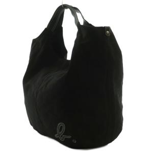 Agnes b. VOYAGE ハンドバッグ トート キャンバス 黒 ブラック /SS OS