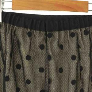 Diagram GRACE CONTINENTAL 25SS ドットチュールタイトスカート 36 ブラック /DO OS