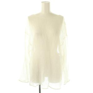 25SS メッシュリネンルーズプルオーバー カットソー シアー オフホワイト /DO OS