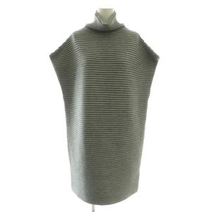 ウールハイネックニットワンピース チュニック 1 グレー /ES OS SH