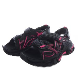 BALENCIAGA TRACK SLIDE スポーツ サンダル 35 ブラック ピンク 617543