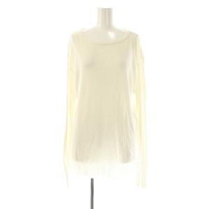 Hello Bonjour 24AW Rib カットソー Tシャツ 長袖 ホワイト /ES OS