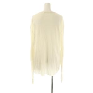 L'Appartement Hello Bonjour 24AW Rib カットソー Tシャツ 長袖 ホワイト /ES OS