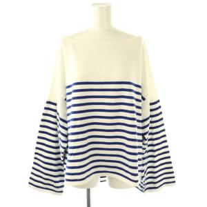 24SS les Tendre basque カットソー バスクシャツ Tシャツ ネイビー ホワイト /ES