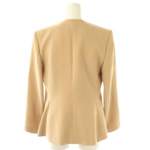 Theory CLASSIC CREPE LINDRAYIA B ノーカラー ジャケット 0 ベージュ /NR OS