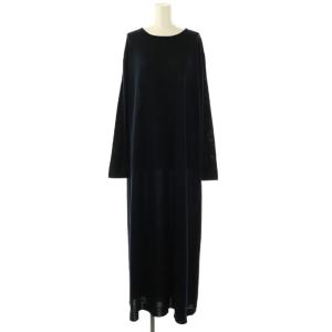 Hello Bonjour Knit Onepiece ワンピース ニット ネイビー /ES OS