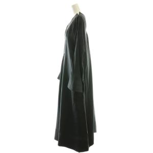 CHAOS シルク ワイドカフスシャツワンピース F チャコール