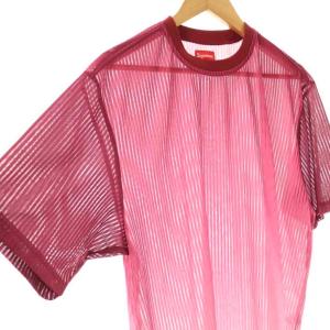 Supreme 23SS Gradient Mesh Stripe Jersey Tシャツ