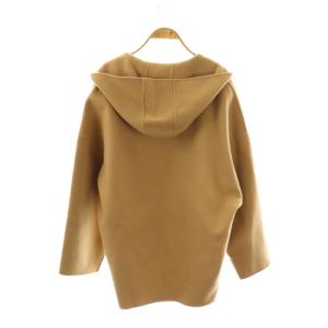 ebure ウールフードパーカープルオーバー 38 ベージュ