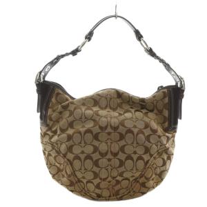 シグネチャー ワンハンドルショルダーバッグ 6279 キャンバス キャメル K05K-6279 /AS