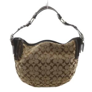 COACH シグネチャー ワンハンドルショルダーバッグ 6279 キャンバス キャメル K05K-6279 /AS