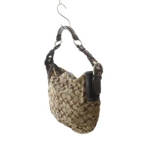 COACH シグネチャー ワンハンドルショルダーバッグ 6279 キャンバス キャメル K05K-6279 /AS