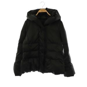 フードダウンジャケット アウター 40 ブラック /DF OS
