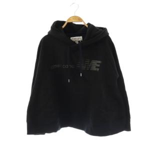 プルオーバーパーカー スウェット ブラック /ES OS