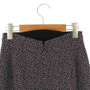 Mame Kurogouchi 25SS Micro Floral Jacquard High Waisted Skirt