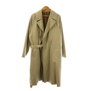 コットンギャバカシミヤ混ライナー付きタイロッケンコート 4 ベージュ