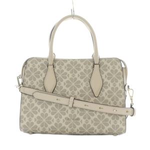 ケイシー スペードフラワー コーテッド キャンバス ミディアム サッチェル スペードフラワー 2wayバッグ