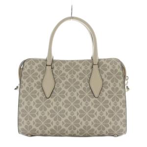 kate spade new york ケイシー スペードフラワー コーテッド キャンバス ミディアム サッチェル スペードフラワー 2wayバッグ