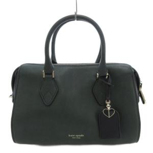 テイト スモール ダッフルバッグ ボストン ハンドバッグ クロスボディ レザー スペードラゲッジタグ付