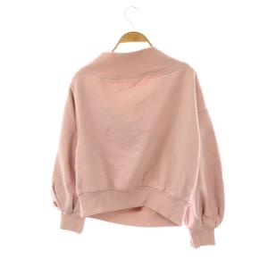 SNIDEL 24AW WEB限定 ワンショルダーロゴスウェット トレーナー 長袖 コットン F ピンク /NR OS