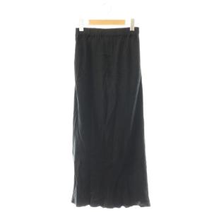 24AW キュプラスカート Aライン ロング 0 黒 /CX OS
