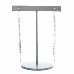 アメリカンフック チェーンピアス K10YG イエローゴールド /SR13