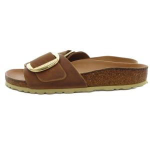 BIRKENSTOCK MADRID BIG BUCKLE SANDAL サンダル レザー 本革 バックル 23cm キャメル