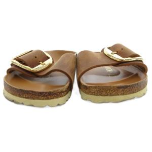 BIRKENSTOCK MADRID BIG BUCKLE SANDAL サンダル レザー 本革 バックル 23cm キャメル