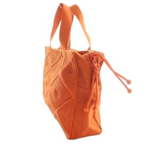 ISSEY MIYAKE ハートタマシャ HaaT TaMaSHa ステッチハンドバッグ ひし形 オレンジ /SS OS